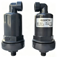 Vanne de purge automatique en PVC-U 1/2 pouce DN15, vanne de décharge d'air en plastique pour système de canalisation de traitement de l'eau