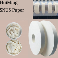 Pochette thermoscellable en non-tissé de qualité alimentaire Guangzhou Huiming SNUS PAPER pour snuff oral et café, avec support OEM