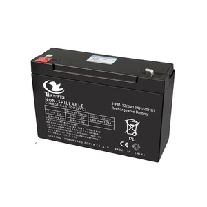 Livraison gratuite Rscrola <span class=keywords><strong>6V</strong></span>/12V <span class=keywords><strong>batterie</strong></span> plomb-acide rechargeable inondée à cycle profond 5Ah/7Ah/8Ah/<span class=keywords><strong>12Ah</strong></span> vélos/scooters électriques - Product Image 1
