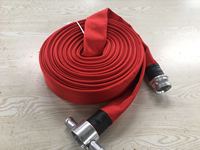 Tuyau d'incendie haute pression de 1, 2 et 3 pouces avec revêtement en PVC, embout et raccord rapide