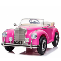 Voiture électrique MP3 rouge, 300S, jouet à télécommande, piles pour enfants