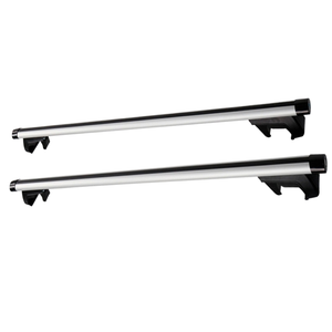 Oferta Especial: Barra Transversal Universal para Techo de Auto, Ajustable de 1.25M a 1.35M, de Aleación de Aluminio, para Portaequipajes, en Plata y Negro - Product Image 1