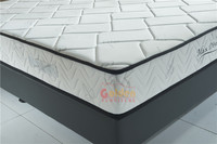 Matelas de lit compressé hypoallergénique King Size en tissu, latex et mousse à mémoire de forme, matelas à ressorts ensachés enroulable pour hôtel, livré en boîte