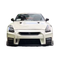 Nouveau pour GT-R (R35) Kit carrosserie amélioré style NISMO Pare-chocs Jupes latérales Passage de roue Capot Spoiler Diffuseur Fibre de carbone