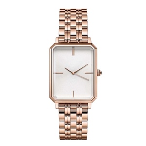 OEM ODM Custom Logo Fashion Stainless Steel Hand Luxury Gold <strong>Rectangular</strong> <strong>Watch</strong> for Women - Product Image 3