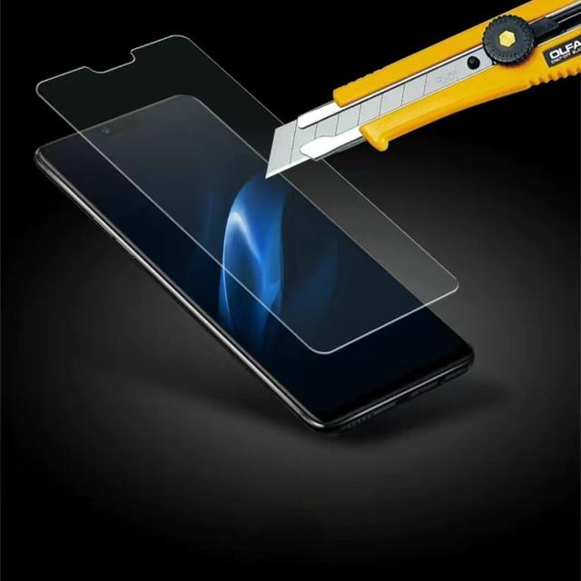 Custom High Aluminium Tempered Glass Unbreakable Glass Anti-explosion Anti-Oil Anti-Scratch hd Phone Screen Protector with LOGO