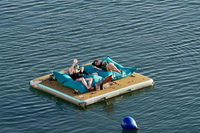 Plateforme gonflable de 20 cm d'épaisseur, ponton flottant pour yacht, ponton flottant, tapis de bain pour divertissements aquatiques