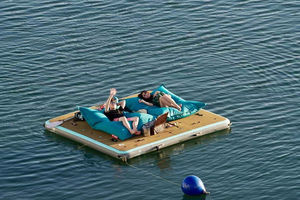 Plataforma Inflable de 20 cm de Grosor, Muelle <span class=keywords><strong>Flotante</strong></span> para Yates, Plataforma <span class=keywords><strong>Flotante</strong></span>, Alfombra de Natación para Entretenimiento Acuático - Product Image 6