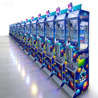 Mégamachine à griffes mini, distributeur de petits jouets, prix d'arcade, cadeaux, bonbons, jeu à monnayeur, accepteur de billets en anglais