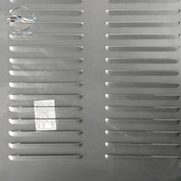 Tôle perforée en acier inoxydable 304 thermolaquée 48" x 96" – Panneau de maille métallique carrée pour soudage, pliage et ventilation DIY