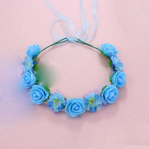 Coiffe de mariée, accessoire de voyage et de spectacle, bandeau de voyage en bord de mer, accessoire capillaire, couronne de mariée - Product Image 1