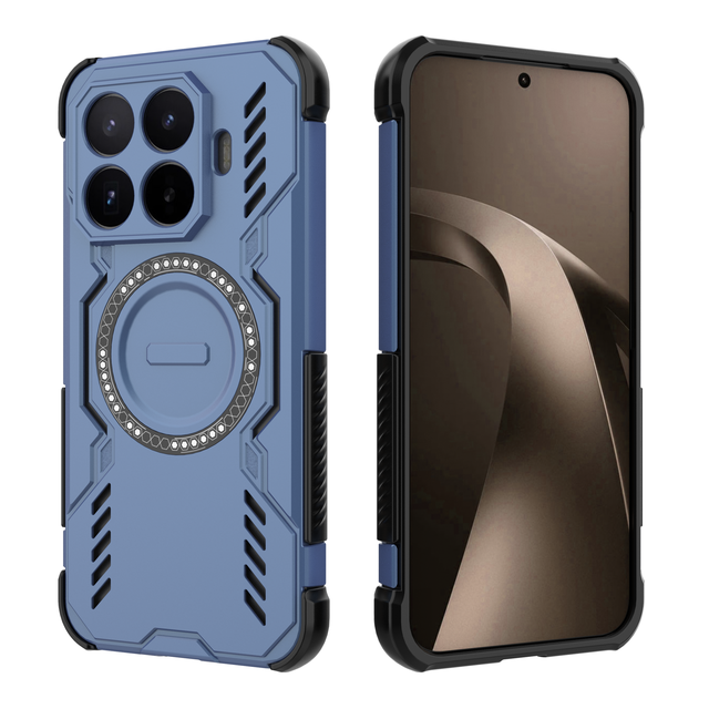 Heat Dissipation Armor Shockproof Magnetic Case for Xiaomi 17T Pro 15T  Redmi A7 Pro Poco X8 Four Corner Anti-fall Back Cover