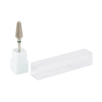 Evolisse Tête de ponçage à ongles double face en carbure de tungstène, fraise à ongles professionnelle à coupe croisée pour cuticules, nail art, acrylique/gel, vente en gros