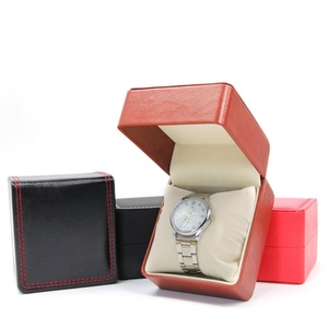 China Manufacturer Gift Watch Packaging <b>Box</b> Wholesale Custom Watch <b>Storage</b> PU Luxury Luxury Jewelry Pouch Packaging with <b>Box</b> - Product Image 4