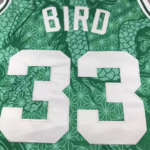 2024 vente en gros de nouveaux maillots de basket-ball américains cousus étoiles rétro dans l'élément de l'année du Dragon rouge vert <span class=keywords><strong>bleu</strong></span> violet maillots - Product Image 4