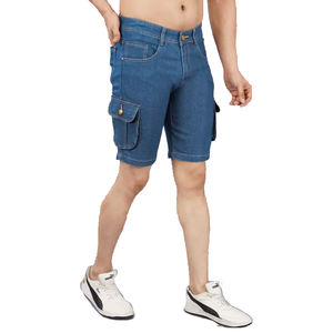 Meilleur prix Short en jean de haute qualité personnalisé pour hommes Bangladesh Style décontracté motif cargo au genou grande taille respirant - Product Image 6