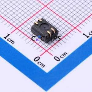 DSHP02TJGER DIP Switch SMD-4P,4.1x5.4mm Switch Flat Toggle, Groove Type Single Pole Single Throw 2 J-Lead - Product Image 2