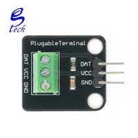 Sensor pemeriksa suhu tahan air baja tahan karat DS1820 Harga Bagus Dengan modul Driver daya papan DS18B20