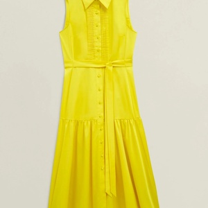 Nouvelle Robe Décontractée pour Femme, Tendance Été, en Coton Ample, Style Simple et Élégant, Motif Uni, Vente Chaude OEM - Product Image 2