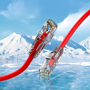 Hkn 24AWG <span class=keywords><strong>10M</strong></span> CAT6 1000Mbps <span class=keywords><strong>UTP</strong></span> LSZH vá dây cho trung tâm dữ liệu - Product Image 1