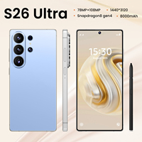 Versión Global Original S26 Ultra 5G Smartphone 16GB 1TB Doble SIM Android 15 Pantalla HD OLED de 7.3 Pulgadas 144Hz 108MP Francés 100W Deca
