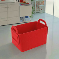 Panier de rangement pour voiture pliable, durable, écologique, en feutre non tissé, moderne, rectangulaire, pour collations, jouets, boîte de rangement de qualité supérieure, cadeaux promotionnels
