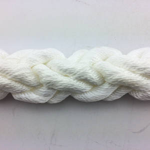 <span class=keywords><strong>Cordage</strong></span> d'amarrage et de remorquage marin en <span class=keywords><strong>polyamide</strong></span> tressé blanc à <span class=keywords><strong>8</strong></span> brins, 48 mm, enroulé en bobine, pour bateaux et navires - Product Image 4