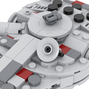 MOC2125 Space Wars Mini Halcón Milenario 284 piezas ladrillos ciencia ficción guerra interestelar película leguoguo juegos para niños Juguetes - Product Image 6