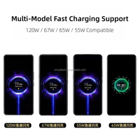 Chargeur USB Super Rapide de Haute Qualité Mi Turbo Charge 120W pour Xiaomi, Adaptateur de Voyage avec Prise US EU UK pour Redmi