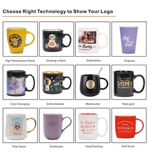 <span class=keywords><strong>Tasse</strong></span> à Café en Céramique Noire <span class=keywords><strong>Mate</strong></span> de 8, 12, 14, 16 Onces, Grande Capacité, Design Moderne, avec Gravure Laser et Logo Personnalisé - Product Image 6