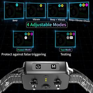 Neues Design Energie sparendes wasserdichtes automatisches Hunde rinden halsband für große, mittlere und kleine Hunde Anti-Barking-Trainings halsband - Product Image 4