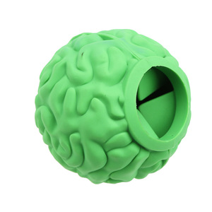 Educational Treat Dispensing Ball For Dogs Chewable Rubber Teeth Cleaning Toy <b>Bite</b> Resistant Medium Size Pet Chew Toys - Product Image 4