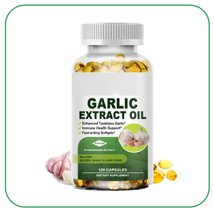 Minyak Bawang Putih <span class=keywords><strong>Halal</strong></span> Softgel Minyak Ikan Omega 3 Suplemen Softgel Minyak Bawang Putih Organik Kapsul Softgel - Product Image 1