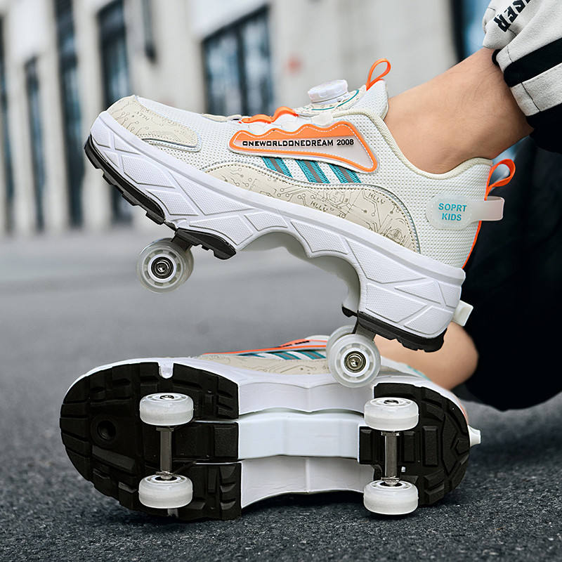 Retractable Roller Skate Shoes Adult Deformation Quality