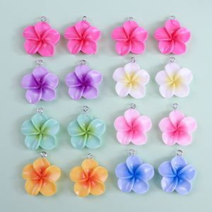 <span class=keywords><strong>Plumeria</strong></span> bloemkralen mini bloemcharms voor het maken van sieraden voor elegante oorbellen en doe-het-zelf knutselwerk lichtgewicht tussenkralen - Product Image 1