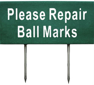 Señalización Personalizada para Campos <span class=keywords><strong>de</strong></span> Golf con Estacas, Señales <span class=keywords><strong>de</strong></span> Dirección para Carritos <span class=keywords><strong>de</strong></span> Madera y Plástico Resistentes a la Intemperie - Product Image 4