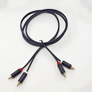 <span class=keywords><strong>High</strong></span> <span class=keywords><strong>End</strong></span> 2 Rca a 2 Rca Cables de audio Y Splitter 1/8Rca Jack Conector Adaptador Aux Cable Audio Ofc Chapado en oro Rca Cable de audio - Product Image 3