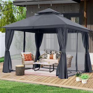 Pavillons fixes, pavillons de jardin, protection solaire et visibilité, pavillon solaire, tentes et pavillons, aménagement paysager, abris de jardin - Product Image 5