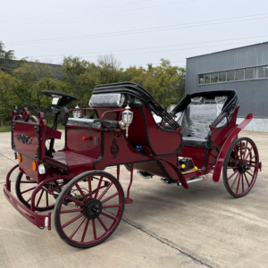 Carruaje de Caballos para Viajes de Placer, Elegante Vehículo Eléctrico Tipo Carruaje Real, Carruaje de Caballos Vintage para Turismo - Product Image 1