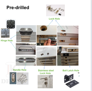 USA magazzino 36 "x 80" 5 pannello solido nucleo Pre appeso <span class=keywords><strong>porte</strong></span> interne per le case - Product Image 5