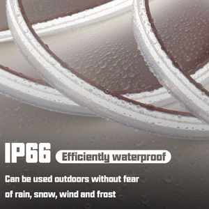 ไฟแถบ LED ซิลิโคนแบบยืดหยุ่นพร้อมปลอกหุ้มแบบนุ่ม 110V 220V ไฟแถบแบบเส้นกันน้ำแรงดันสูง ไม่ต้องใช้ไดรเวอร์ แบบ COB - Product Image 5