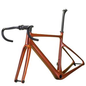 Cadre de vélo de course sur route de cyclocross en fibre de carbone personnalisé YF-R068 BB79 frein à disque UD cadres de vélo de gravier de cyclisme haute résistance - Product Image 4