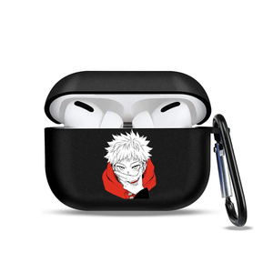 Étui pour <span class=keywords><strong>AirPods</strong></span> Jujutsu 1 2 3 <span class=keywords><strong>Pro</strong></span> avec logo personnalisé imprimé sur TPU mat - Product Image 3