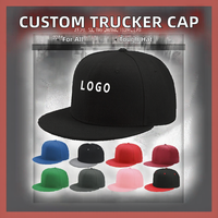 Gorra Trucker Lisa de 6 Paneles al por Mayor, Personalizable con Logotipo Bordado 3D, Impresión en Lona, Espuma Premium, Verano, 100% Algodón, Moda Hip Hop