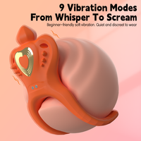 APP Fernbedienung G-Punkt Vibrierender Penisring Vaginaler Klitoris-Stimulator Sexspielzeug Penisring für Männer