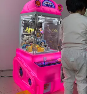 Coin Operated Arcade Toy Crane Machine Mini Bill Acceptor Mini Super Crane Claw Machine Mini Crane Machine