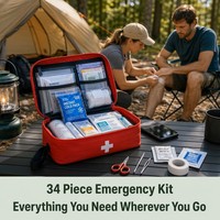 Trousse de premiers secours professionnelle de grande capacité pour le camping en plein air, la randonnée, le trekking et la survie - Vente en gros d'usine