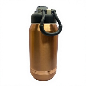 Botella de Agua de Cobre de Diseño Único para Uso en el Automóvil, el Hogar y la Oficina, Ecológica, Apta para Lavavajillas, Aislamiento Térmico de 12 a 24 Horas - Product Image 2
