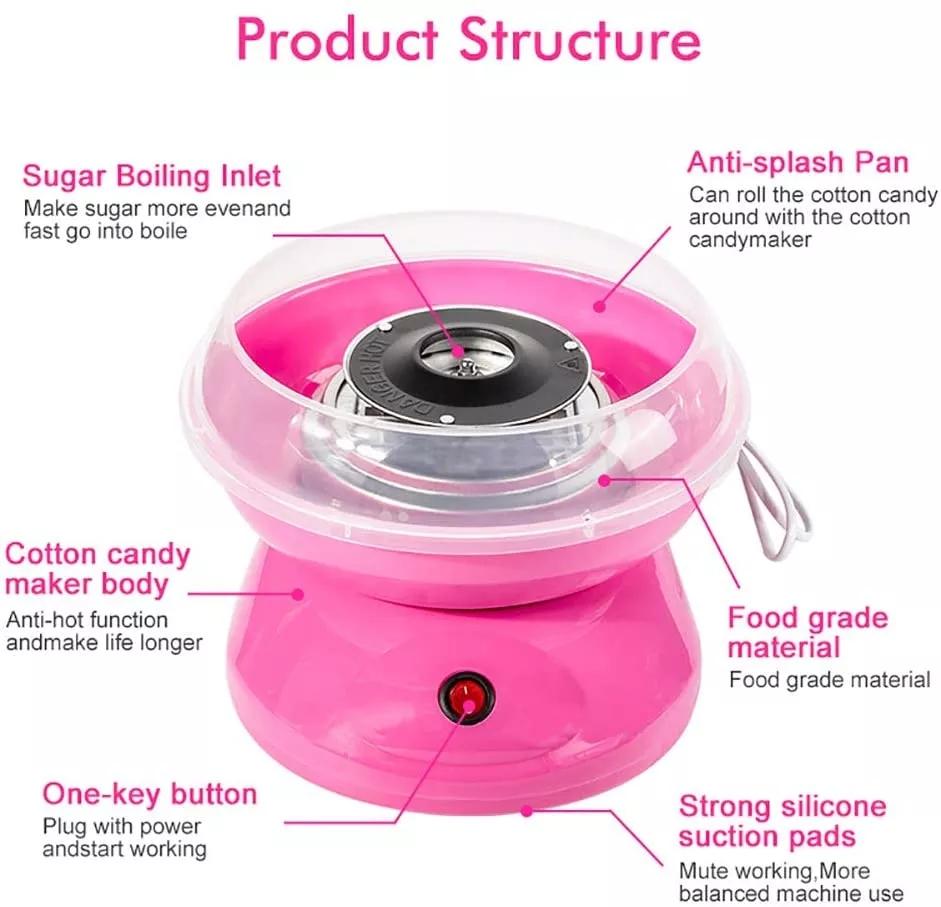 Portable Cotton Candy Machine Household Fully Automatic Electric DIY ...