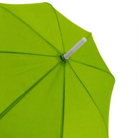 Parapluie Droit Publicitaire de Luxe pour Salon Professionnel, Léger, Ouverture Automatique, Revêtement PU, Poignée à Crochet en J